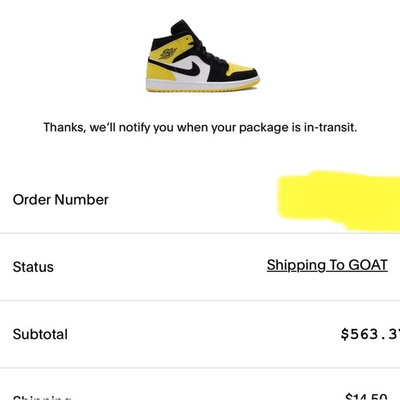 Jordan 1 Mid SE Yellow Toe 2019 - Picture 14 of 14